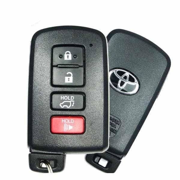 2014-2021 Toyota Highlander / Sequoia / 4-Button Smart Key / PN: 89904-0E121 / HYQ14FBA / Board 2110 / OEM REFURB 2014-2021 Toyota Highlander / Sequoia / 4-Button Smart Key / PN: 89904-0E121 / HYQ14FBA / Board 2110 / OEM REFURB